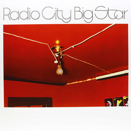 Album cover with a light bulb and red background, featuring the text 'Radio City Big Star'.