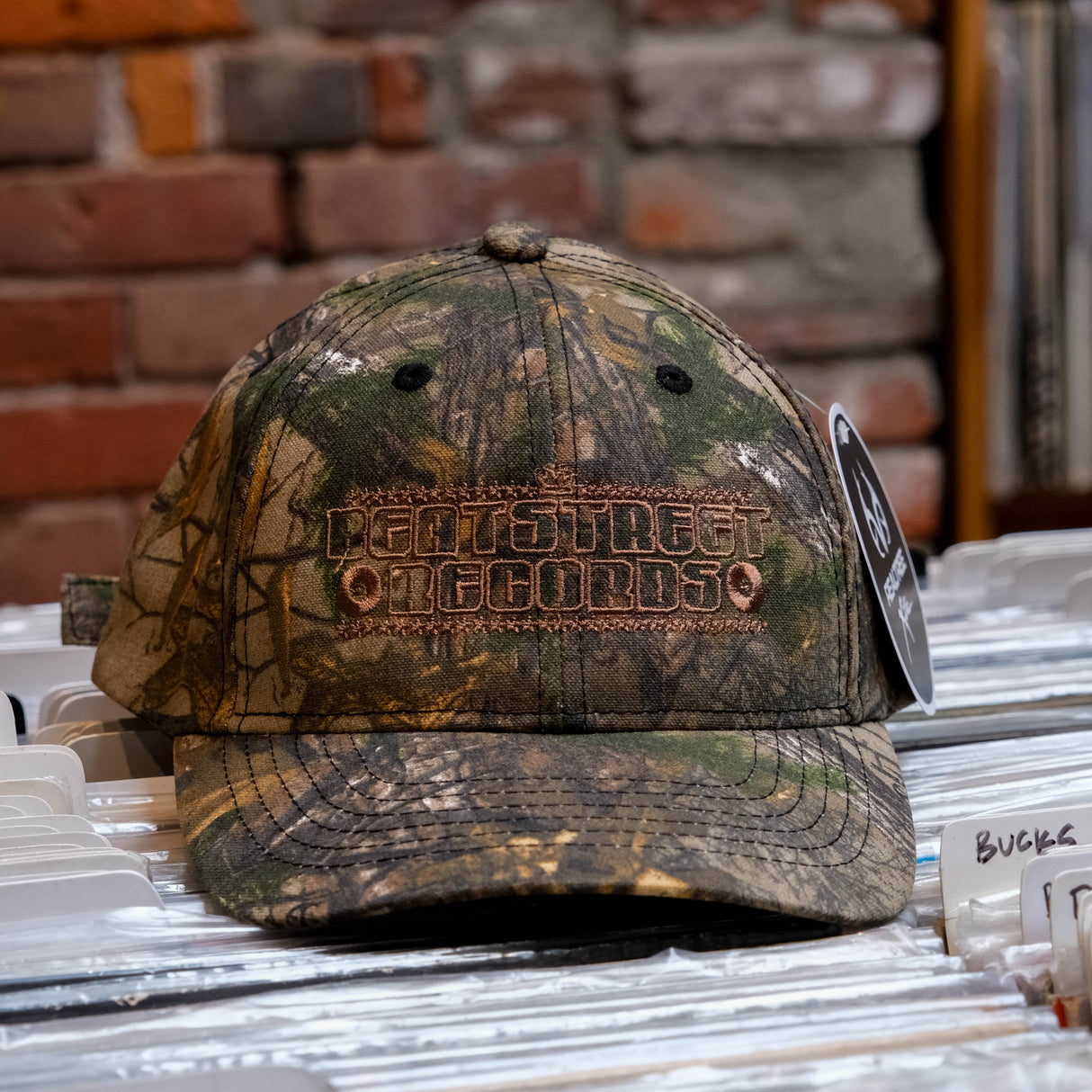 Beat Street Camo Cap - Brown Text