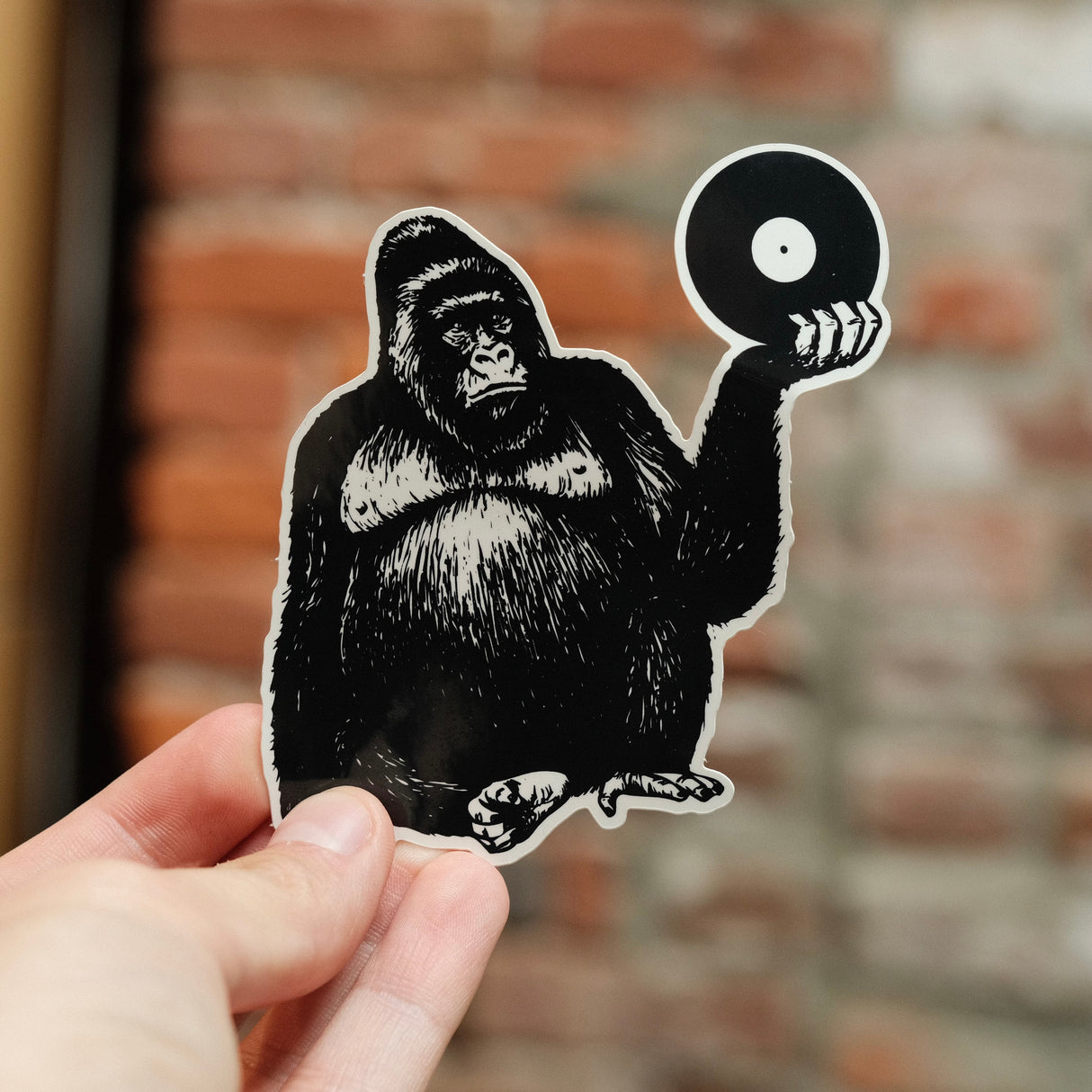 Beat Street Gorilla Sticker (Large)
