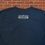 Beat Street Records T-Shirt (Black and White Gorilla on Navy)