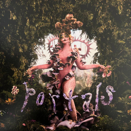 Album cover with a stylized figure in a forest setting, featuring the word 'Portals'.