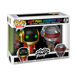 Funko Pop! Daft Punk Discovery Era vinyl figures packaging on a white background