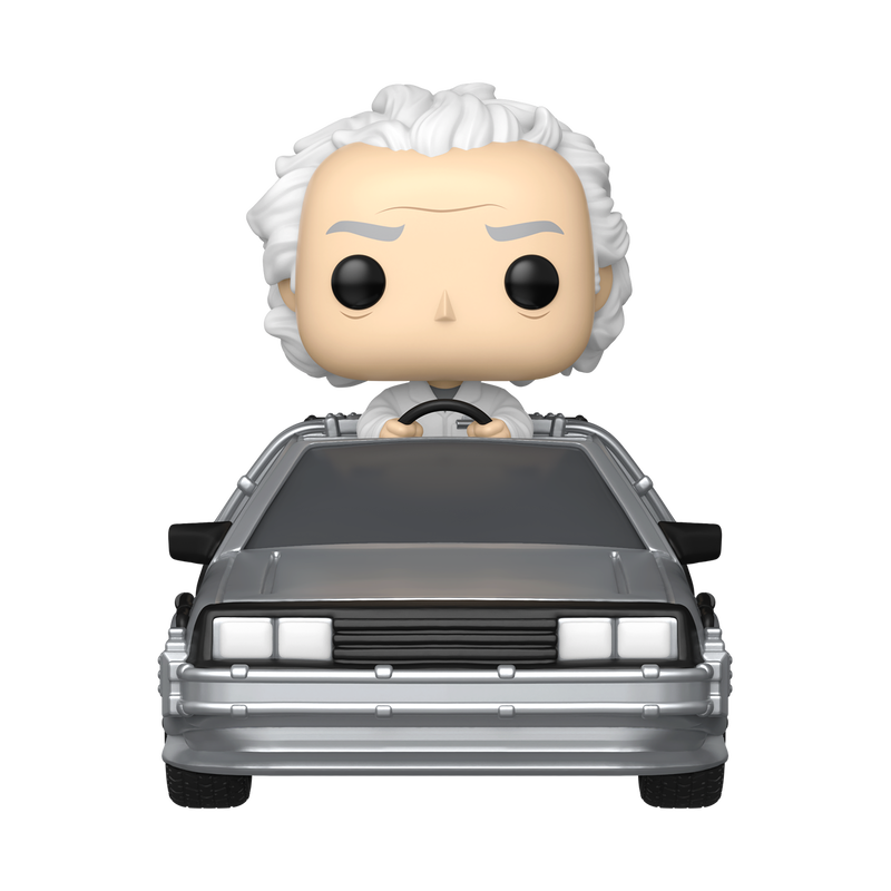 Back To The Future Pop! Rides Deluxe Doc with Time Machine Funko