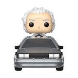 Back To The Future Pop! Rides Deluxe Doc with Time Machine Funko