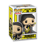 Funko Pop! Rocks Metallica figure packaging with character holding a guitar.