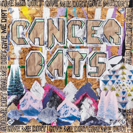 Album cover with 'Cancer Bats' text and abstract design elements.