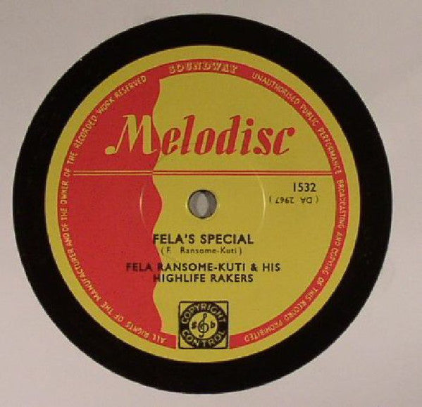 Fela Kuti - Fela's Special 7-Inch