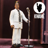 Kwamé ReAction Figures Wave 2 Kwamé (White/Black Polka Dot)