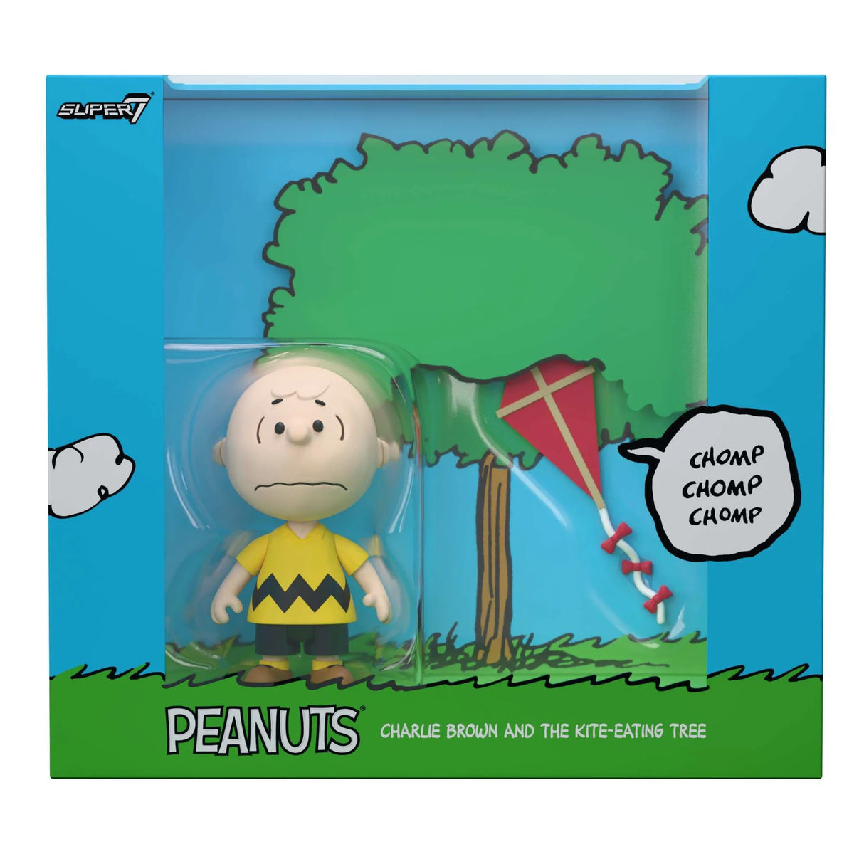 Peanuts ReAction Figures:  Charlie Brown And The Kite Eating Tree - DIORAMA BOX