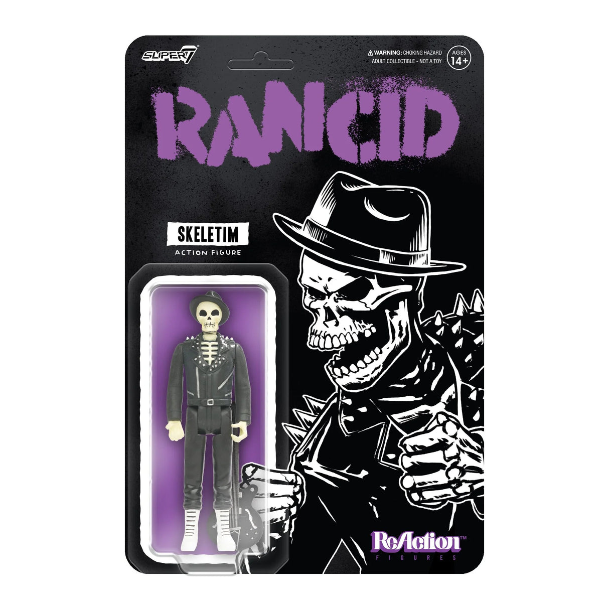 Rancid ReAction Figures Wave 5 Skeletim (Time Bomb)