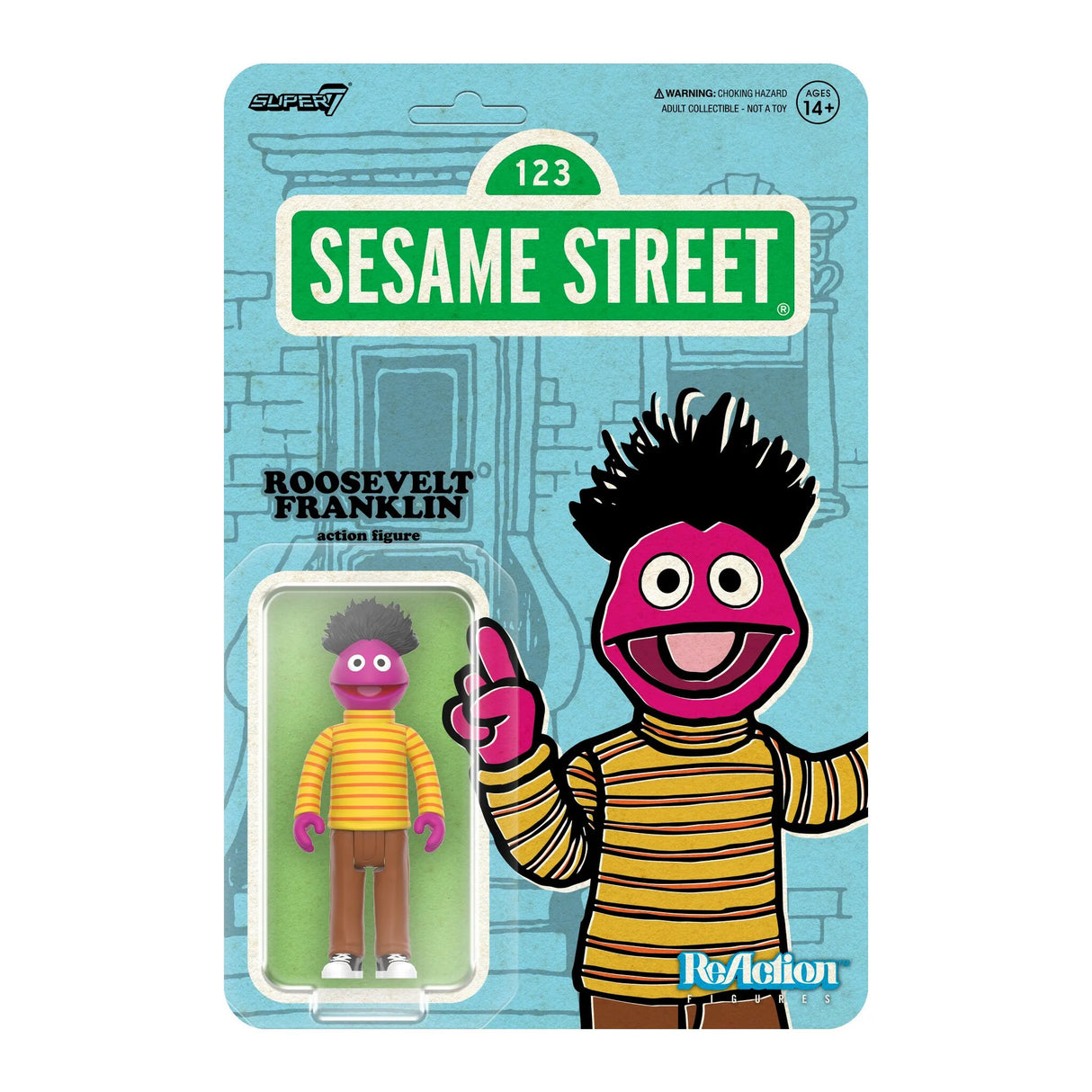 Sesame Street ReAction Figures Wave 04 Roosevelt Franklin
