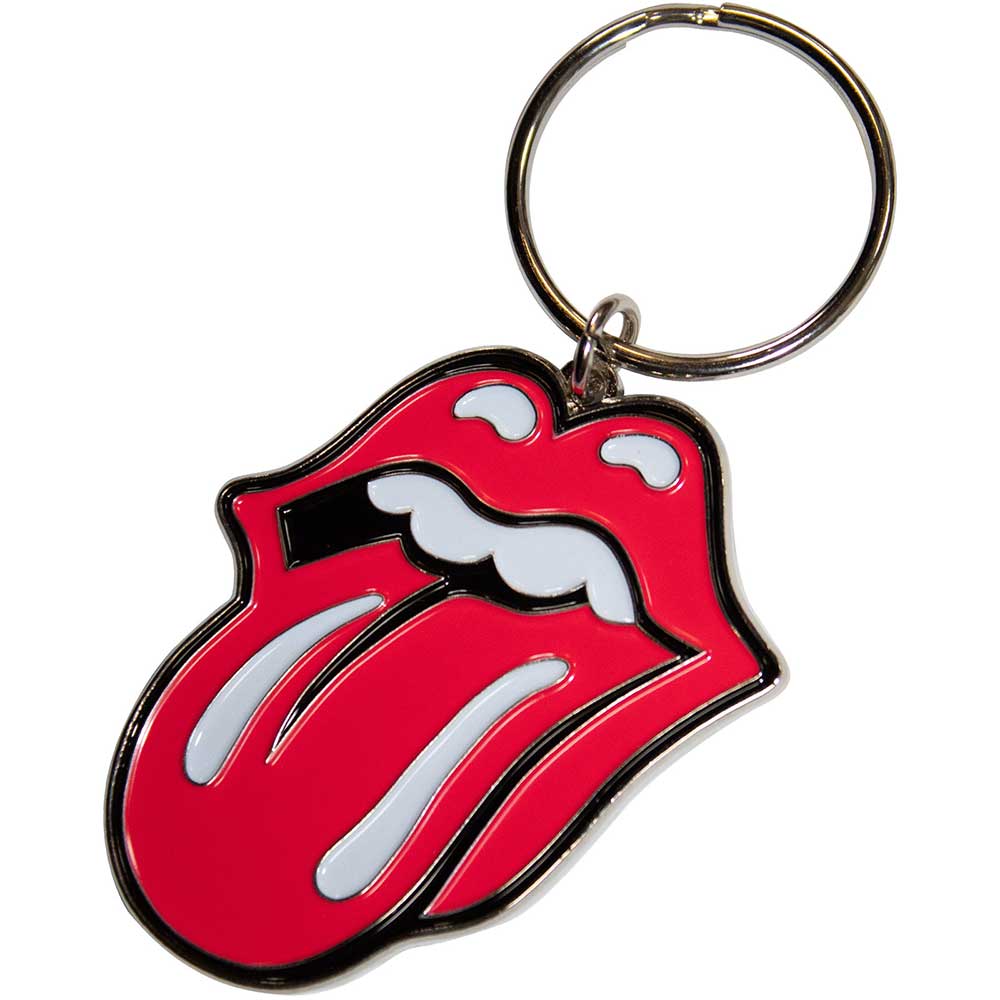 The Rolling Stones Keychain:  Classic Tongue Metal