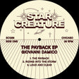 Vinyl record label for 'Star Creature' with text and graphics