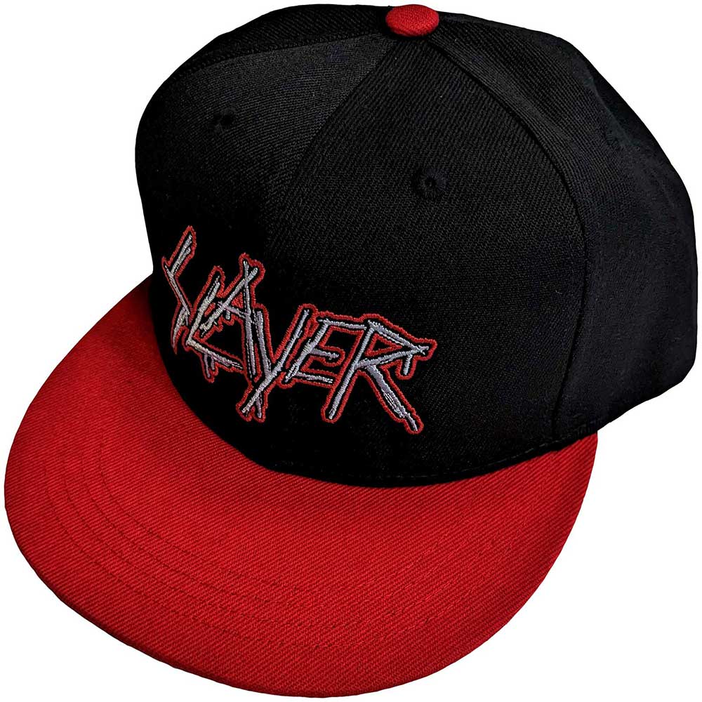 Slayer Unisex Snapback Cap - Dripping Logo Outline