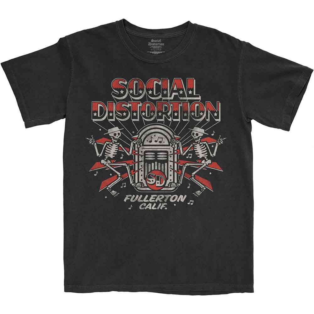 Social Distortion Unisex T-Shirt - Jukebox Skelly