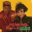 Album cover for 'Jamaican Funk Canadian Style' featuring Michie Mee and I.a. Luv against a bright yellow background.