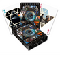 A pack of Pink Floyd themed playing cards with various band-related graphics on the packaging and card backs.