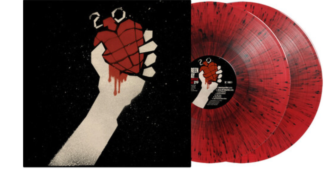 Green Day - American Idiot 2LP (20th Anniversary Deluxe Edition. - Red/Black Splatter)