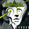  Vinyl LP cover art for Winger album featuring a stylized graphic design with abstract shapes and colors.