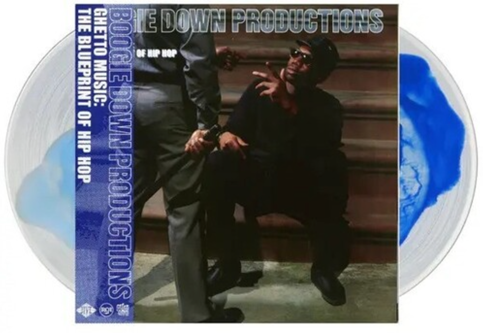 Boogie Down Productions - Ghetto Music: The Blueprint Of Hip Hop 2LP (Blue In Clear Vinyl)
