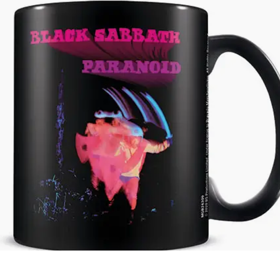 Black Sabbath (Paranoid) Black Mug