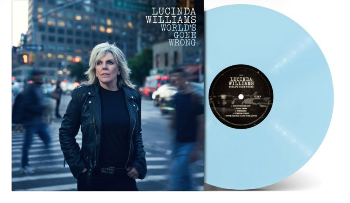 Lucinda Williams - World's Gone Wrong LP (Sky Blue Vinyl)