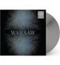Vinyl record with 'WARSAW' album cover featuring a black and gray abstract design.