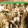 Album cover with vintage-style photo of a family and怪异人物, featuring the text 'Cephalic Carnage'.
