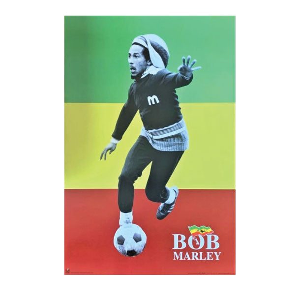 Bob Marley Soccer Poster