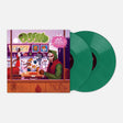 Vinyl records with a colorful cover featuring a character and text.