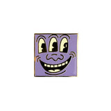 Keith Haring Pop Shop - Purple Three Eyed Pin