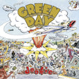 Album cover for 'Dookie' by Green Day with cartoon-style illustrations and text.