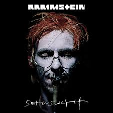 Album cover with a stylized portrait and text 'Setasucht' by Rammstein