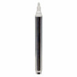 Cylindrical marker with white cap on a white background