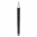 Cylindrical marker with white cap on a white background