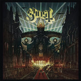 Album cover with a dark, gothic cityscape and the band name 'Ghost' at the top.