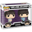 Funko Pop! Rocks packaging featuring Liam and Noel Gallagher figures with Oasis branding.