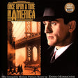 Vinyl record cover for 'Once Upon a Time in America' with a man in a suit and hat, a bridge, and people walking.