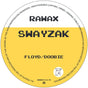 Round label with 'RAWAX' and 'Swayzak' text on a yellow background