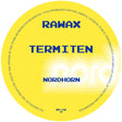 Vinyl record label with 'Rawax', 'Termiten', and 'Nordhorn' text on a yellow background