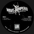 Vinyl record label for 'The Sunken Treasure EP' by Wavejumpers with track listing and UR logo.