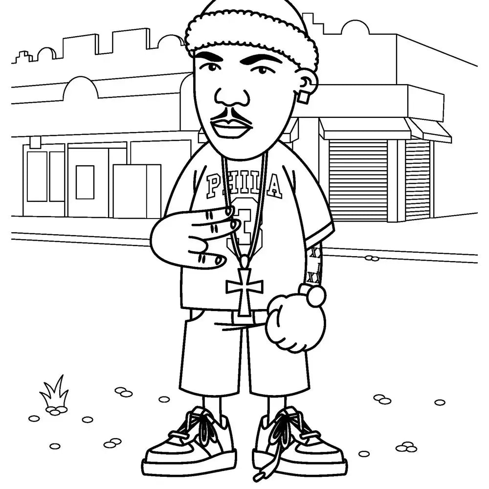 Hip Hop Coloring Book: East Coast Edition