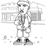 Hip Hop Coloring Book: East Coast Edition