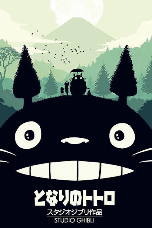 My Neighbour Totoro Shadow Poster