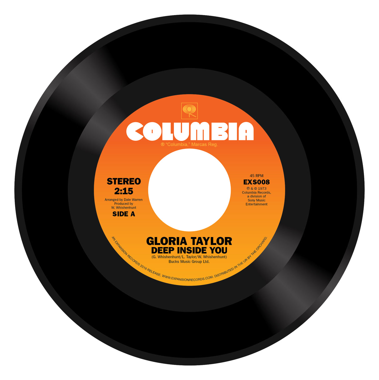 Gloria Taylor - Deep Inside You 7-Inch