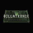 Album cover for J Dilla's Dillatronic featuring a digital rendering of a keyboard with the title text.