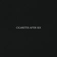 Black album cover with white text that reads 'Cigarettes After Sex'.
