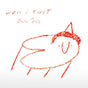 Record cover with a red sketch of a character named 'Oncle Jazz' and the title 'men i trust Oncle Jazz'.