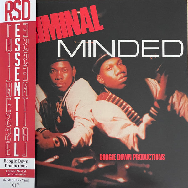 Boogie Down Productions – Criminal Minded LP (Metallic Silver Vinyl)