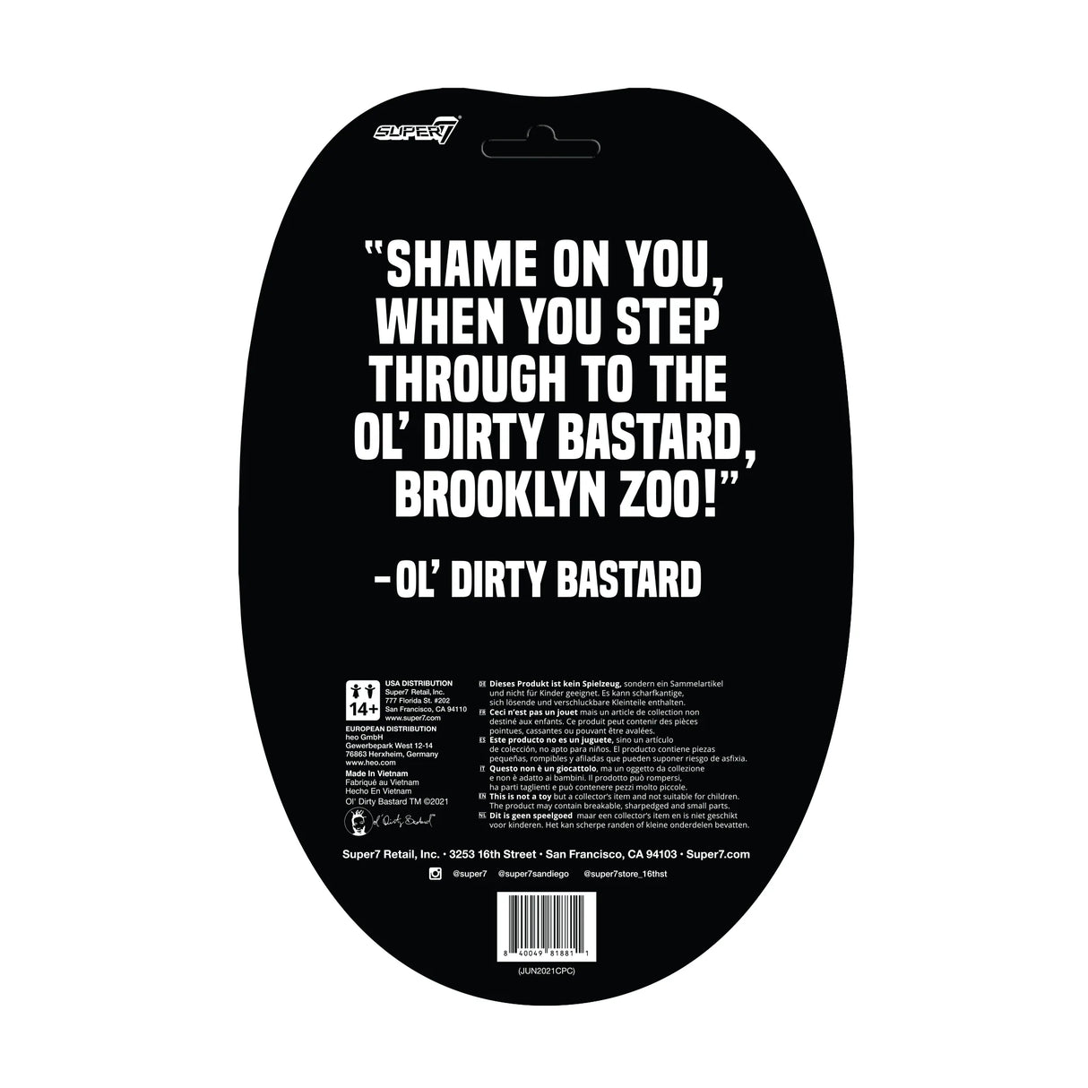 ODB ReAction Figure Brooklyn Zoo